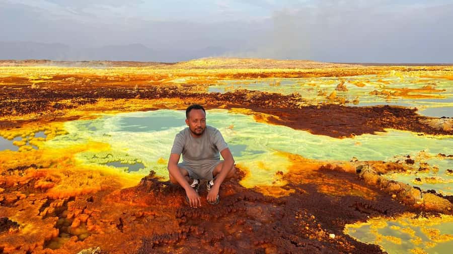 3 Days Desert Adventure: Discover Danakil's Hidden Wonders! - Day 1: Afdera, salt water, and a night under stars
