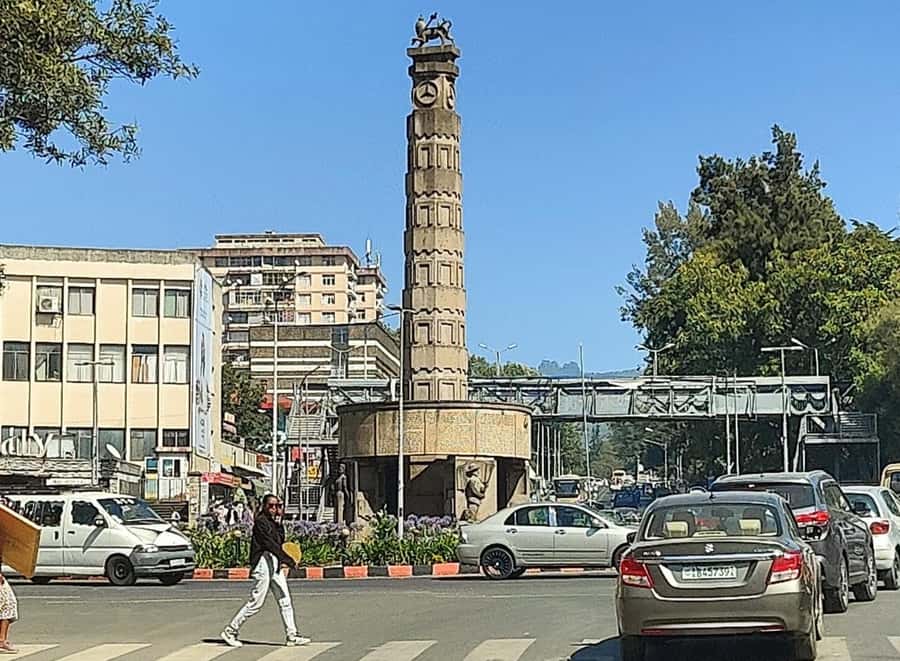 A guided tour of Addis Abeba that includes a city viewpoint - Entoto Mountain and the view over the capital
