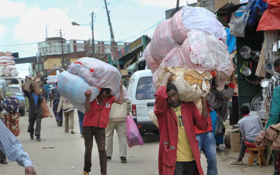 Addis Ababa: Entoto hill and Mercato Market layover tour - Entering Mercato with local guidance