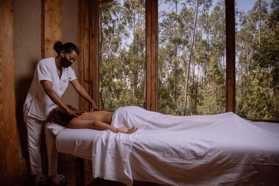 Addis Ababa ,Forest Spa Experience, massage and steam sunna - Leaving Addis Ababa for Kuriftu Entoto