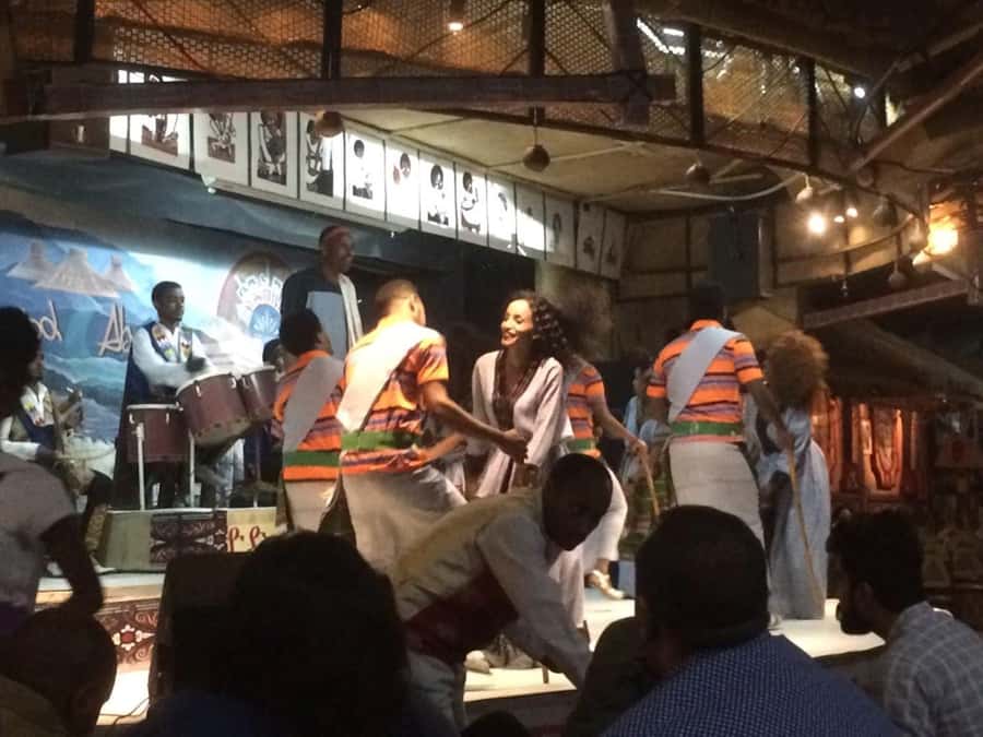 Yod Abyssinia Cultural Night: Dinner, Music, and Dance - Traditional dances, strong rhythms, and audience participation